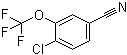 structure of CAS# 886501-50-4, 4-Chloro-3-(trifluoromethoxy)benzonitrile
