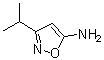 structure of CAS# 88786-11-2, 5-Amino-3-isopropylisoxazole;3-Isopropylisoxazol-5-amine