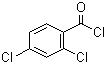 2,4-二氯苯甲酰氯分子结构 (CAS 89-75-8)