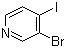 结构式 CAS# 89167-19-1, 3-溴-4-碘吡啶