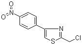 结构式 CAS# 89250-26-0, 2-(氯甲基)-4-(4-硝基苯基)噻唑