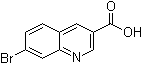 结构式 CAS# 892874-34-9, 7-溴喹啉-3-羧酸