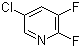 结构式 CAS# 89402-43-7, 2,3-二氟-5-氯吡啶