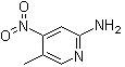 structure of CAS# 895520-03-3, 5-Methyl-4-nitro-2-pyridinamine