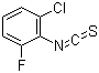 structure of CAS# 899806-25-8, (2-Chloro-6-fluorophenyl)isothiocyanate;1-Chloro-3-fluoro-2-isothiocyanatobenzene