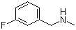 structure of CAS# 90389-84-7, 3-Fluoro-N-methylbenzylamine;(3-Fluorobenzyl)methylamine