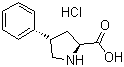 trans-4-Phenyl-L-proline hydrochloride molecular structure (CAS 90657-53-7)