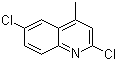 结构式 CAS# 90723-71-0, 2,6-二氯-4-甲基喹啉