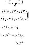 结构式 CAS# 911390-70-0, [10-(菲-9-基)蒽-9-基]硼酸