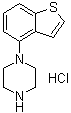 structure of CAS# 913614-18-3, 1-Benzo[b]thien-4-ylpiperazine monohydrochloride;1-(1-benzothiophen-4-yl)piperazine;hydrochloride