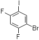 structure of CAS# 914636-91-2, 1-Bromo-2,4-difluoro-5-iodobenzene