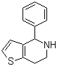结构式 CAS# 91477-84-8, 4-苯基-4,5,6,7-四氢噻吩并[3,2-c]吡啶