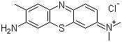 structure of CAS# 92-31-9, Basic Blue 17;C.I. 52040; Toluidine Blue O; Tolonium chloride; Toluidine Blue; 3-Amino-7-dimethylamino-2-methylphenazathionium chloride