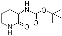 structure of CAS# 92235-39-7, (S)-3-(Boc-amino)-2-piperidone