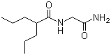 structure of CAS# 92262-58-3, Valrocemide;N-Valproylglycinamide; N-(2-Amino-2-oxoethyl)-2-propylpentanamide