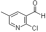 结构式 CAS# 92444-99-0, 2-氯-5-甲基吡啶-3-甲醛