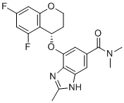 structure of CAS# 942195-55-3, Tegoprazan;7-[[(4S)-5,7-difluoro-3,4-dihydro-2H-chromen-4-yl]oxy]-N,N,2-trimethyl-3H-benzimidazole-5-carboxamide