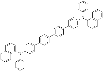 结构式 CAS# 948552-24-7, N4,N4'''-二-1-萘基-N4,N4'''-二苯基-[1,1':4',1'':4'',1'''-四联苯]-4,4'''-二胺