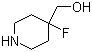 结构式 CAS# 949100-11-2, 4-氟哌啶-4-甲醇