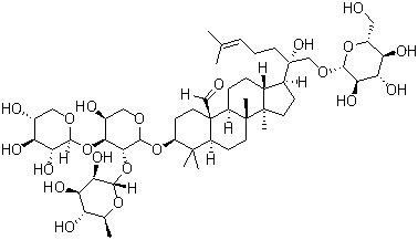 结构式 CAS# 94987-08-3, 绞股蓝皂苷 XLIX