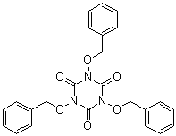 structure of CAS# 95705-20-7, 1,3,5-Tribenzyloxy-1,3,5-triazinane-2,4,6-trione