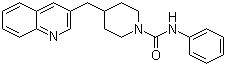 结构式 CAS# 959151-50-9, PF 750; N-苯基-4-(3-喹啉基甲基)-1-哌啶甲酰胺