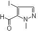 structure of CAS# 959986-66-4, 4-Iodo-1-methyl-1H-pyrazole-5-carboxaldehyde