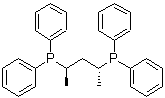 结构式 CAS# 96183-46-9, (2R,4R)-2,4-二(二苯基膦基)戊烷