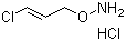 structure of CAS# 96992-71-1, (3-trans-Chloroallyl)oxyamine hydrochloride;(E)-O-(3-Chloro-2-propenyl)hydroxylamine hydrochloride