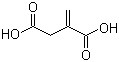 结构式 CAS# 97-65-4, 衣康酸; 甲叉琥珀酸; 分解乌头酸; 甲叉丁二酸; 亚甲基丁二酸