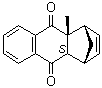结构式 CAS# 97804-50-7, (1alpha,4alpha,4aalpha,9aalpha)-1,4,4a,9a-四氢-4a-甲基-1,4-甲桥蒽-9,10-二酮