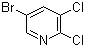 structure of CAS# 97966-00-2, 5-Bromo-2,3-dichloropyridine