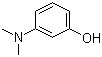 结构式 CAS# 99-07-0, 3-羟基-N,N-二甲基苯胺; N,N-二甲基间羟基苯胺