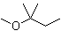 structure of CAS# 994-05-8, tert-Pentyl methyl ether;Methyl 1,1-dimethylpropyl ether; Methyl tert-amyl ether; Methyl tert-pentyl ether; TAME; TAME (ether); t-Amyl methyl ether; tert-Amyl methyl ether
