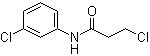 结构式 CAS# 99585-98-5, 3-氯-N-(3-氯苯基)丙酰胺