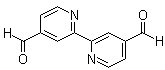 结构式 CAS# 99970-84-0, 2,2'-联吡啶-4,4'-二甲醛